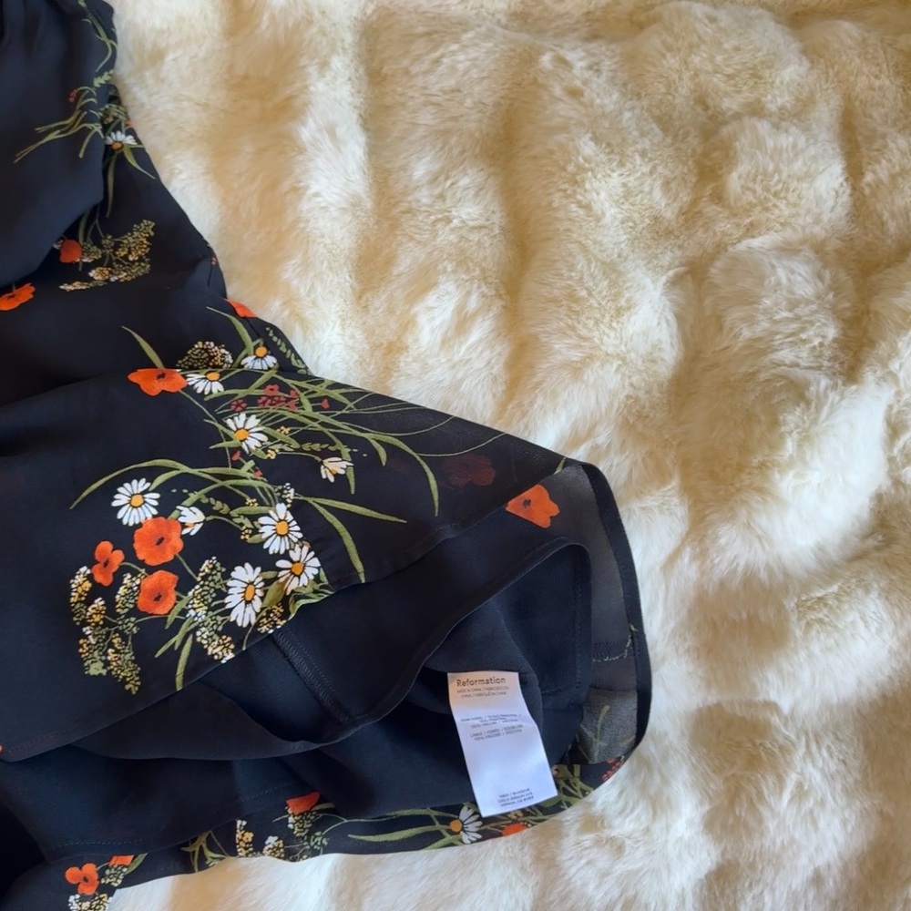 Reformation Tiffie Dress In Floral, brand new without tags, never worn, no flaws - Picture 15 of 16